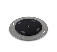 TRWUQHGD Base del supporto for computer in lega di alluminio for laptop antiscivolo con disco girevole a 360 gradi