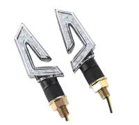 TRWWFEXO indicatore luminoso per motocicletta 2 x di luce per moto, indicatore direzione, 1 paio luci a LED lampeggianti, fari per e bici