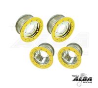 TRX 350EX 250E Ruote Anteriori Posteriori Beadlock 10x5 E 10x8 Alba Racing PY 32