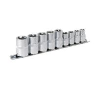 Sealey Punta Torx Presa Set 9pc 1cm & 1.3cmSq Guida E10-E14 & E16-E24 AK617