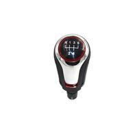 Trxjjvm Copri Cambio Auto per Golf per MK5 2003-2009 | Leva Del Pomello Del Cambio A 5 Marce A 6 Velocità Con Parte Cromata(5 Speed)