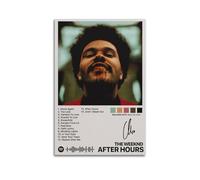 TRXU AFTER HOURS Album The Poster Weeknd Poster con copertina musicale per camera da letto, poster estetico, decorazione artistica da parete su tela, poster per soggiorno e camera da letto, 40 x 60