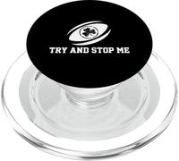Try and Stop Me Rugby Player Tackle Scrum Sports PopSockets PopGrip per MagSafe
