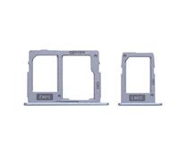 Try Vassoio Silver per versione BLU alloggio porta scheda Sim1 Sim2 + SLOT SLITTA Memoria Micro Sd Compatibile per SAMSUNG GALAXY J330 J330F / J530 J530F / J730 J730F (J3 J5 J7 2017)