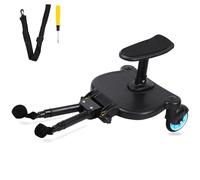 TRY-YEAN Passeggino con sedile, universale per passeggino, con 2 ruote a 360°, portata 25 kg, rimovibile, accessorio per passeggino per bambini dai 2 ai 6 anni (blu)