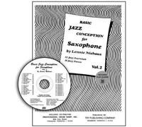 TRY1058 - Basic Jazz Conception for Saxophone Vol 2 - 12 Jazz Exercises 10 Jazz Tunes Book/CD by Lennie Niehaus (1976) Paperback