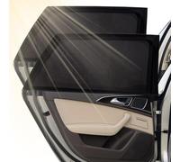 Tryagat 2 Pezzi Parasole Auto per Audi Q5 e-Tron 2026 2025 2024 2023 2022, Finestrino Laterale Protezione UV Zanzariera Traspirante Nylon Mesh Nero Accessorio