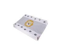 Tryco TR-422602 - Materassino per fasciatoio, motivo: Leone Leone, colore: Bianco/Grigio/Sabbia