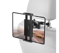 TRYONE Supporto Tablet Poggiatesta Auto, estensibile supporto per tablet per sedile d'auto per iPad/Samsung Galaxy Tab/Amazon Kindle Fire HD/Altri ecc di 4,7-10,5 pollici (Grigio)