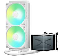 TRYX Dissipatore Raffreddamento ad Acqua AiO 240mm Bianco con Display AMOLED 3D