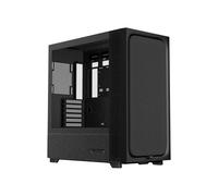 TRYX FLOVA - Case per PC Mid-Tower ATX Mid-Tower in vetro temperato traspirante in vetro temperato realizzato in tessuto traspirante Ventola a flusso incrociato silenziosa Tre modalità di velocità