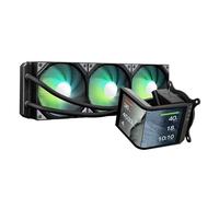 TRYX Panorama SE 360 ARGB 360mm AIO girevole 6.5'' AMOLED Schermo curvo 3D Effetto anamorfico Personalizzabile AIO Cooler 360mm Asetek Adela 280w TDP ARGB Fan Intel LGA 1851/1700/1200/115X AMD AM5/AM4