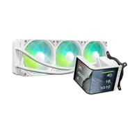 TRYX PANORAMA SE 360 ARGB Bianco 360mm AIO Rotabile 6.67'' AMOLED Schermo curvo Effetto Anamorfico 3D Personalizzabile AIO Cooler 360mm Bianco Asetek Adela 280w TDP Intel LGA 1851/1700/1200/115X AMD