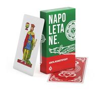 TS Spielkarten | Carte da gioco napoletane 100% plastica | carte scopa impermeabili con immagine napoletana | gioco italiano | disegnato a mano