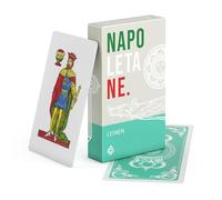 TS Spielkarten Napoletane - Carte da gioco Scopa in lino, extra spesse, con immagine Napoletana, gioco italiano disegnato a mano