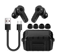 TS TAC-SKY Caccia All'aperto in-Ear Tattico Rumore-cancellazione Cuffie può Raccogliere Suono Protezione dell'Udito Tiro Auricolari (Color : BK)