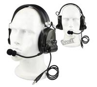 TS TAC-SKY Cuffie con Cancellazione del Rumore con Chip di Terza Generazione Outdoor Tactical Gear for L'uso con Caschi Tattici(HD-05-OD)