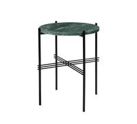 TS Tavolino Rotondo Ø40 Marmo Nero/ Verde Guatemala