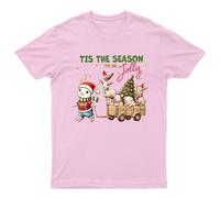 Ts The Season To Be Jolly Christmas Animals Holidays Maglietta grafica da...