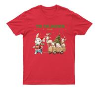 Ts The Season To Be Jolly Christmas Animals Holidays Maglietta grafica da...