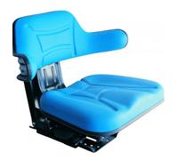 Sedile trattore New holland con molleggio meccanico meccanica pvc colore Blu lar