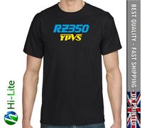 TS60 Yamaha RZ350 Ypvs T Shirt Gauloises su Nero RD350 LC