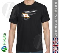 TS70 Kawasaki Vintage Logo T-Shirt Samurai Avenger W1 A7