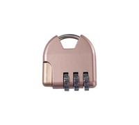 TSA - Lucchetto con codice doganale a 3 cifre, per bagagli, viaggi, palestra, cassetti, valigie, trolley, con combinazione (bronzo-J)
