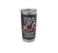 Tsa mi mantiene tornare per più orso divertente Bicchiere termico in acciaio inox doppia parete