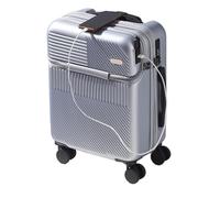 TSA - Valigia da viaggio con lucchetto a combinazione e porta di ricarica USB, con ruote universali per un comodo viaggio, D, 28 in