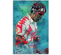 TSALF Poster da Parete su Tela Senza Cornice Roger Federer per la Decorazione della Sala da Pranzo Stampe Poster 60x90cm