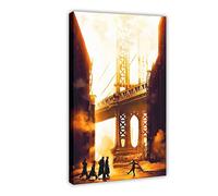 TSALF Quadro A Olio su Tela Senza Cornice C'era Una Volta in America Movie 0 Canvas Wall 60x90cm
