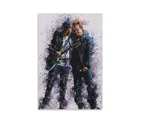 TSALF Quadro su Tela Canvas Immagini Senza Cornice Poster di abilità Bono U2 Poster per la Camera da Letto della Famiglia Moderna 60x90cm