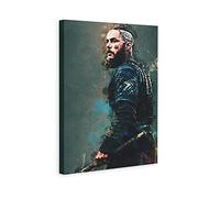 TSALF Stampe su Tela di Pittura di opere d'Arte Senza Cornice Pop Rapper Tela Ragnar Lothbrok Samurai Poster Tela Wall Art Immagini per Camera da Letto 30x50cm