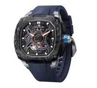 TSAR BOMBA Orologio automatico da uomo 50M impermeabile moda piazza Orologio da polso meccanico scheletrato regalo per uomo