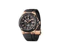 TSAR BOMBA Orologio da uomo automatico 8230 Electron-Carbon-X II oro rosa nero