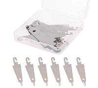 TSBB 20pcs Metal Large Eye Needle Threaders Ricamo Cross Stitch Threading Tools