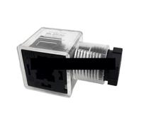 TSCFHGQI Spina for elettrovalvola idraulica con Spina for Lampada, Scatola di Giunzione del solenoide, connettore della Bobina del solenoide(DC12V)