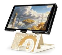 Tscope Simpatico supporto per interruttore per Nintendo, per Tears of The Kingdom, regolabile, pieghevole, portatile, compatto, per interruttore/2/lite/OLED (lacrime bianche)