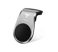 TSDFGBV Supporto Magnetico per Telefono da Auto per Tesla Model Y 5 Places 2020 2021 2022 2023, Supporto Telefono da Auto 360 Ruota Ideale per Auto Casa Ufficio Camper e Altro,Silver