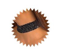 TseanYi Collana girocollo punk nera con paillettes squame di pesce collana larga con paillettes gotica nera collana in pizzo velluto girocollo di lusso spesso collo corto collana gioielli per donne e