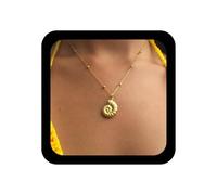 TseenYi Bohemia Shell Collana Collana Gold Conch Collana Collana Vintage Ghell Choker Collane Summer Conch Ball Chain Collane per donne per donne