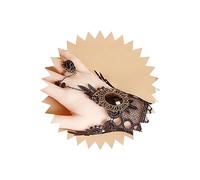 TseenYi Bracciale Anello Pizzo Cristallo Nero Anello Catene Mano Pizzo Schiavo Bracciali Mano Imbracatura Moda Bracciale Gioielli Per Donne E Ragazze Regali
