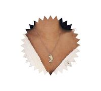 TseenYi - Collana con ciondolo a forma di faraone e regina del faraone, in oro, per donne e ragazze (oro)