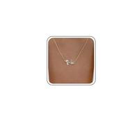 TseenYi Collana Di Fiori Di Tulipano Collana D'oro Cz Tulipano Collana Di Cristallo Fiore Ciondolo Collana Vintage Floreale Foglia Ciondolo Cz Opale Collana Di Fascino Gioielli