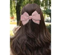 TseenYi Grande fiocco per capelli Fermaglio per capelli Rosa Fabrac Fiocco Clip Barrette Grande fiocco Nodo Forcina Bowknot Fermacapelli Papillon vintage Barrette Clip Copricapo