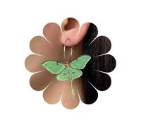 TseenYi Orecchini A Cerchio A Farfalla In Acrilico Boho Orecchini A Cerchio A Farfalla Verde Orecchini A Farfalla Grande Orecchini A Farfalla Insetto Orecchini A Farfalla Esagerati Orecchini