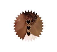 TseenYi Orecchini A Cuore Smaltati Neri Orecchini Lunghi A Cuore Nero Orecchini A Goccia A Cuore Intrecciato Orecchini D'amore A Triplo Cuore Vintage Gioielli Per Donne E Ragazze