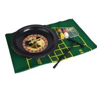 Tsffae 1 Set Casino Roulette Set Gioco 10 Pollici con Tovaglia Chip per Bar Party Strumenti Divertenti Gioco Tavolo di Intrattenimento