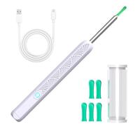 Tsffae 1pc Pulitore per Orecchie con Fotocamera Bastoncini per Orecchie Wireless Otoscopio USB C Ricarica Strumento per Rimozione del Cerume Earpick con Fotocamera Mini